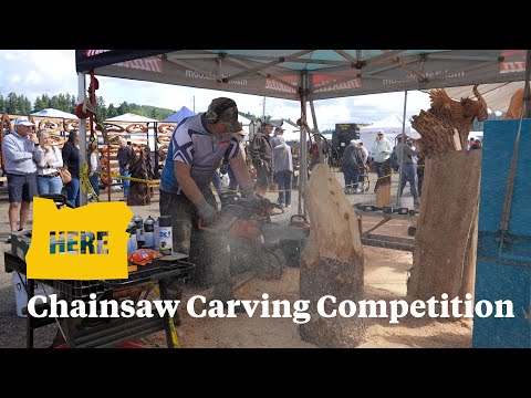 Chainsaw carving competition draws carvers to Oregon coast