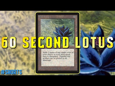 Black Lotus: The Most Expensive Magic: the Gathering Card Ever #Shorts