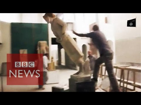 Why is Islamic State smashing statues? BBC News