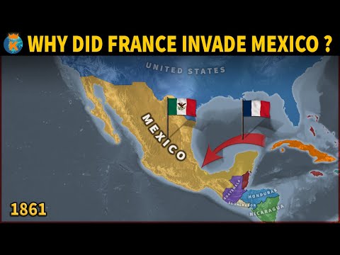 Why did France invade Mexico in 1862?