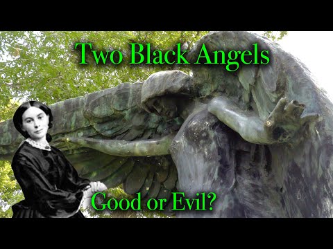 THE TWO BLACK ANGELS of Iowa - Is Each Good or Evil? Visit Them both - Iowa City and Council Bluffs