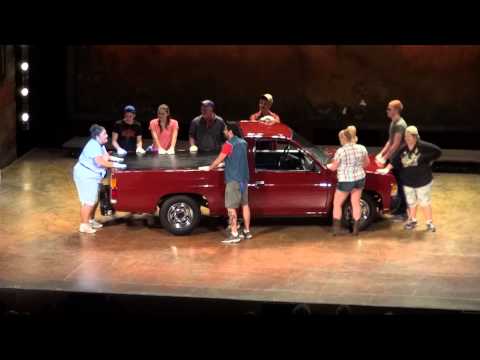 &quot;I Feel The Joy&quot; &quot;Hands On A Hardbody&quot; musical in Washington Park Albany July 2014AAA