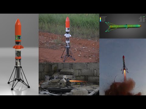 Successful launch of TVC self stabilized rocket