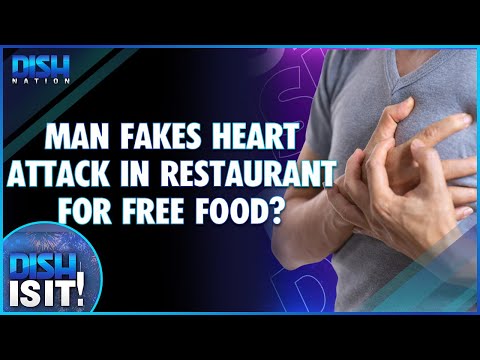 Man Fakes Heart Attack In Restaurant for Free Food?!