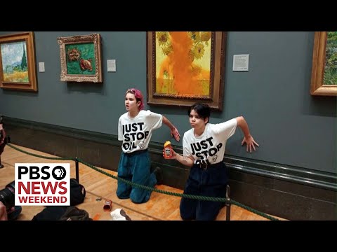 Why activists are targeting famous art to protest climate change