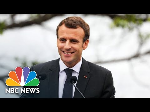 French President Emmanuel Macron Thanks Australian PM And His &#039;Delicious&#039; Wife | NBC News
