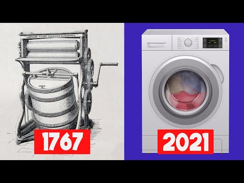 Evolution of Washing Machines [1767-2021] | History