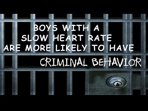 Boys with Low Heart rate are more likely to have Criminal Behavior