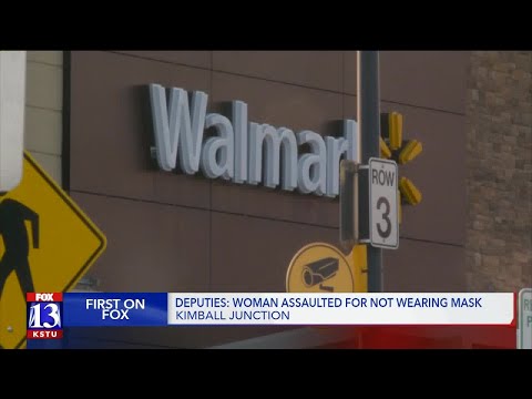 Utah woman assaulted by fellow Walmart shopper for not wearing mask, police say