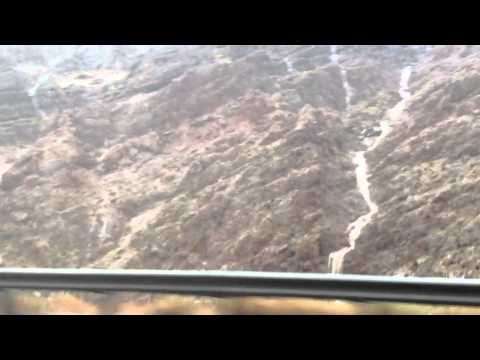 Virgin River Gorge Flooding &amp; Massive Waterfalls, September 8, 2014