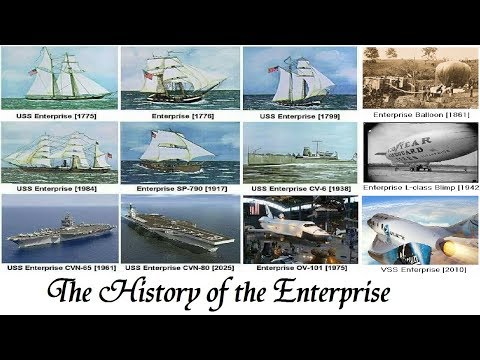 The History of the Enterprise (Non Star Trek)