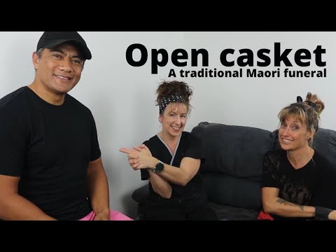 The body lies in state - a traditional Maori funeral