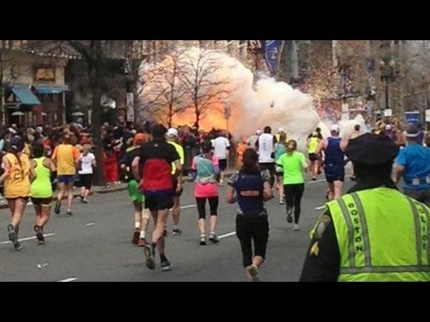 Boston Marathon Explosions Video: Two Bombs Near Finish Line