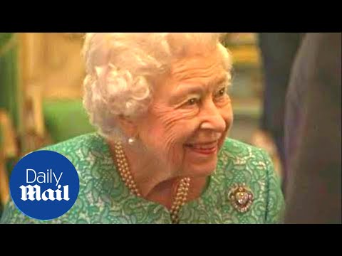 Queen beams as she hosts Bill Gates at Windsor Castle