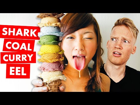 Crazy Ice Cream flavors in Tokyo, Japan (Must Try!)