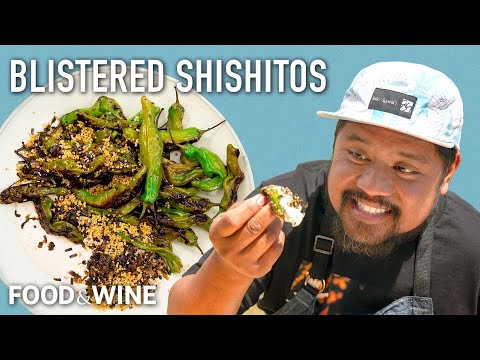 Sheldon Simeon’s Blistered Shishito Peppers with Furikake Ranch Are Seriously Good | Chefs At Home