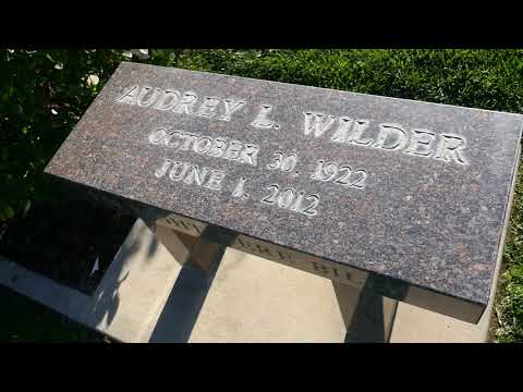 Director Billy Wilder &amp; Wife Audrey Wilder Graves Westwood Memorial Park Los Angeles California 2021