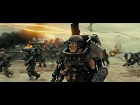 Edge of tomorrow (2014) - Day one (First battle scene) - Part 1 [1080p]