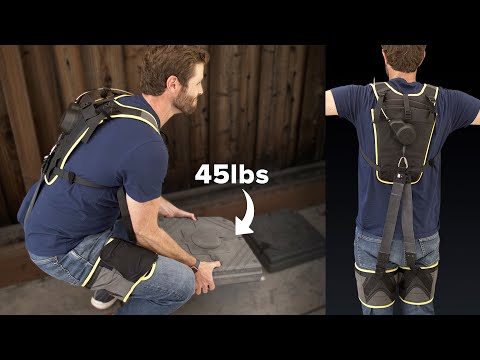 This $1,200 exosuit can take 50 pounds off your back
