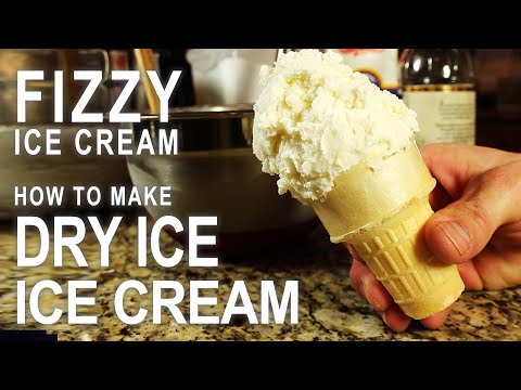 How To Make Carbonated Ice Cream, &quot;Halloween Style&quot;! (Dry Ice Cream)