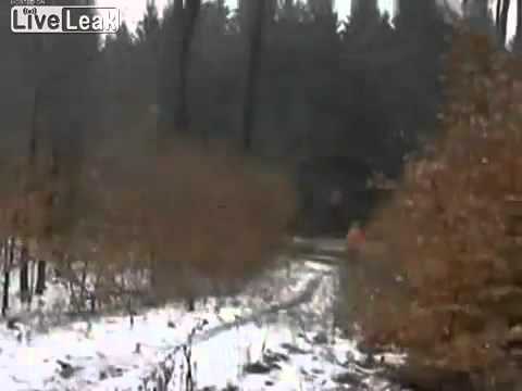Levitating girl in Russian forest, (witches?)