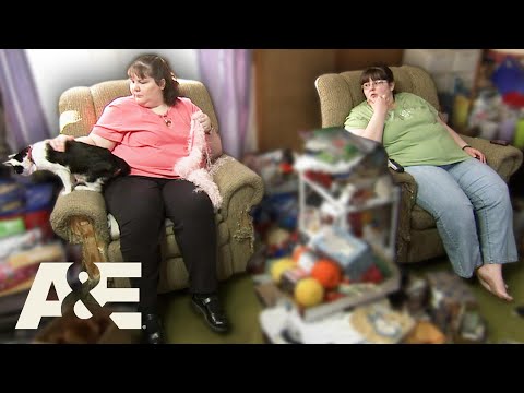 Hoarders: Sisters Struggle with 10 Cats, 1000s of Stuffed Animals &amp; a Sick Mother | A&amp;E