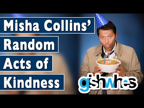 🔥 Misha Collins on GISHWHES, Random Acts of Kindness, and Doing Good For Others While Having Fun!