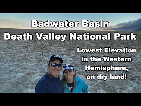Badwater Basin, Death Valley National Park. The Lowest Elevation in The Western Hemisphere! Hot too!