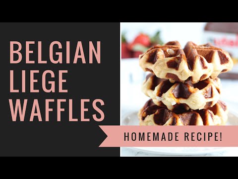 Belgian Liege Waffles | BEST Waffles Ever!!