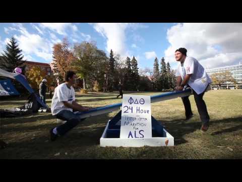 Teeter-totter marathon for ALS