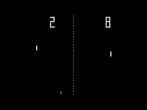 Original Atari PONG (1972) arcade machine gameplay video