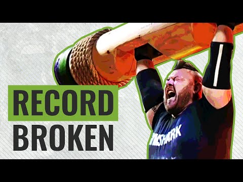 475 lbs!!! Rob Kearney Crushes American Log Lift Record