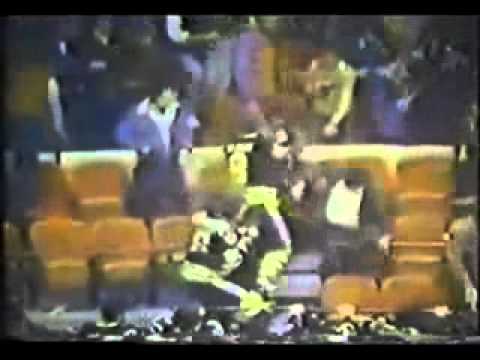 Boston Bruins Go Into The Stands In 1979