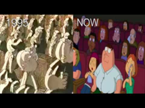 Family Guy: 1995 Pilot VS. Current Series! Must See!