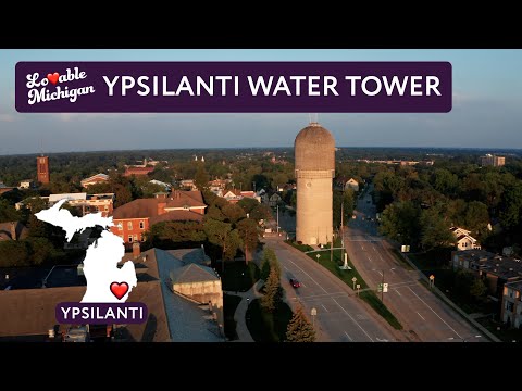 Lovable Michigan: The Ypsilanti Water Tower