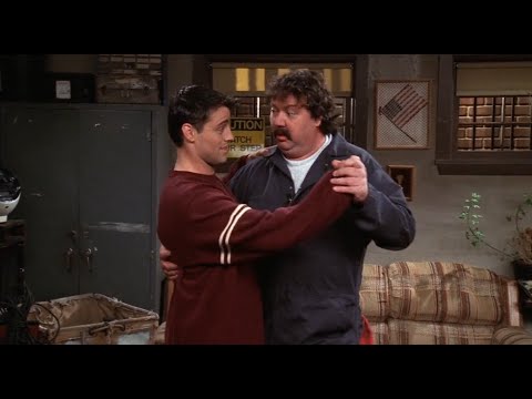Friends HD | Joey dances with Mr. Treeger