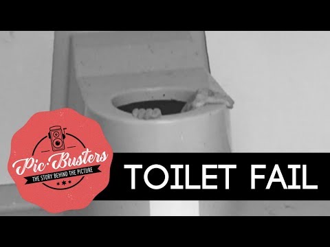 Toilet Fail: Man gets stuck in toilet trying to save buddy’s phone | PicBusters