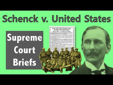 When Can Speech Be Banned? | Schenck v. United States