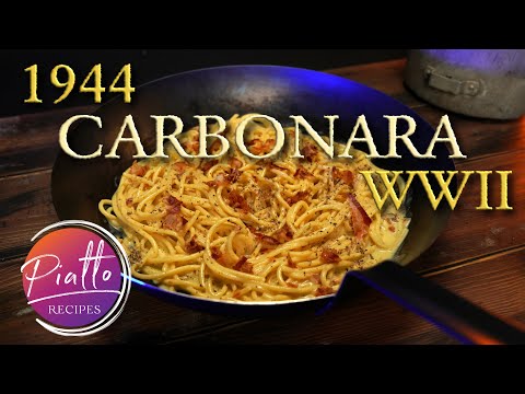 WWII Carbonara - the ORIGINAL Spaghetti Carbonara Recipe?