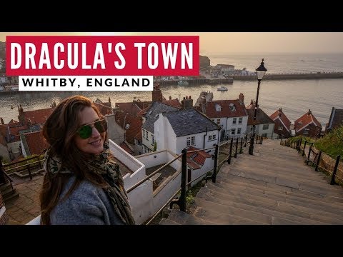 Dracula In Whitby UK | Bram Stoker&#039;s Gothic Novel Inspiration | England Road Trip Travel Vlog 24