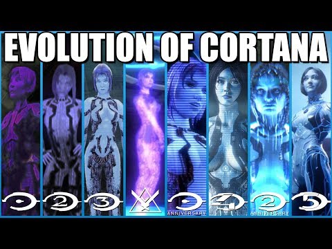 Evolution of Cortana (2001-2019) Halo Cortana Through the Years