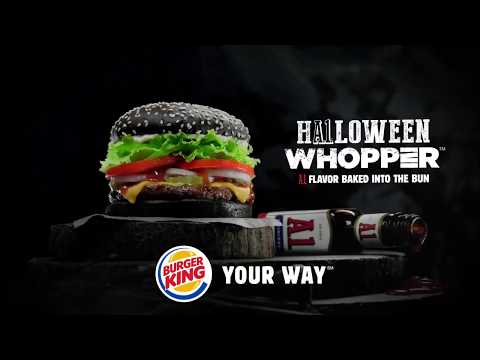 Burger King Halloween Whopper Commercial (2015)