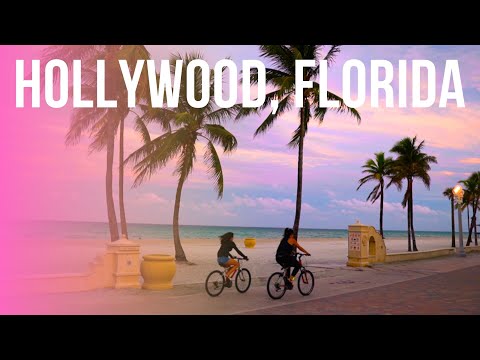 Hollywood, Florida - Complete Tour From Downtown to Hollywood Beach and Broadwalk!