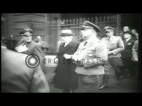 Former Prime Minister of France, Pierre Laval, is executed for treason, Paris, Fr...HD Stock Footage