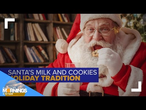 Why are milk and cookies left out for Santa?