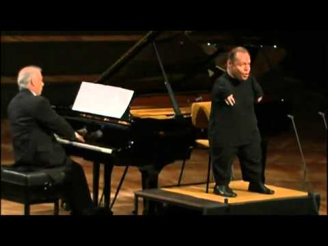 Thomas Quasthoff &amp; Daniel Barenboim performs Gute Nacht of Schubert&#039;s Winterreise