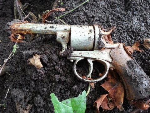 CRIME SCENE?! Bloodied GUN Found Metal Detecting (60)