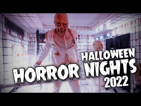 Halloween Horror Nights 2022 at Universal Studios HOLLYWOOD - All Mazes and Scare Zones 4K