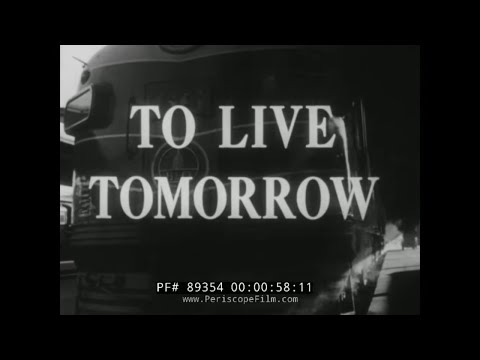 1950s CIVIL DEFENSE READINESS FILM &quot;TO LIVE TOMORROW&quot; 89354