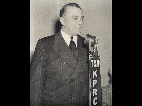 W. Lee &quot;Pappy&quot; O&#039;Daniel Broadcast en Route to Washington, DC (August, 1941)